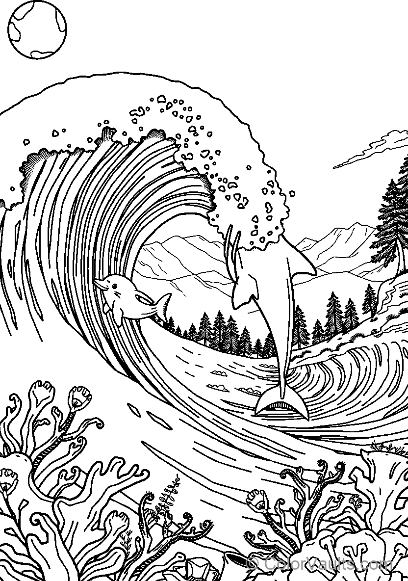 Dolphin Wave Rider (Scene 3)