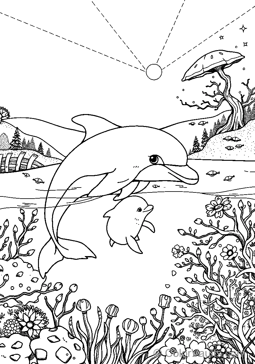 Dolphin And Fish Underwater Adventure