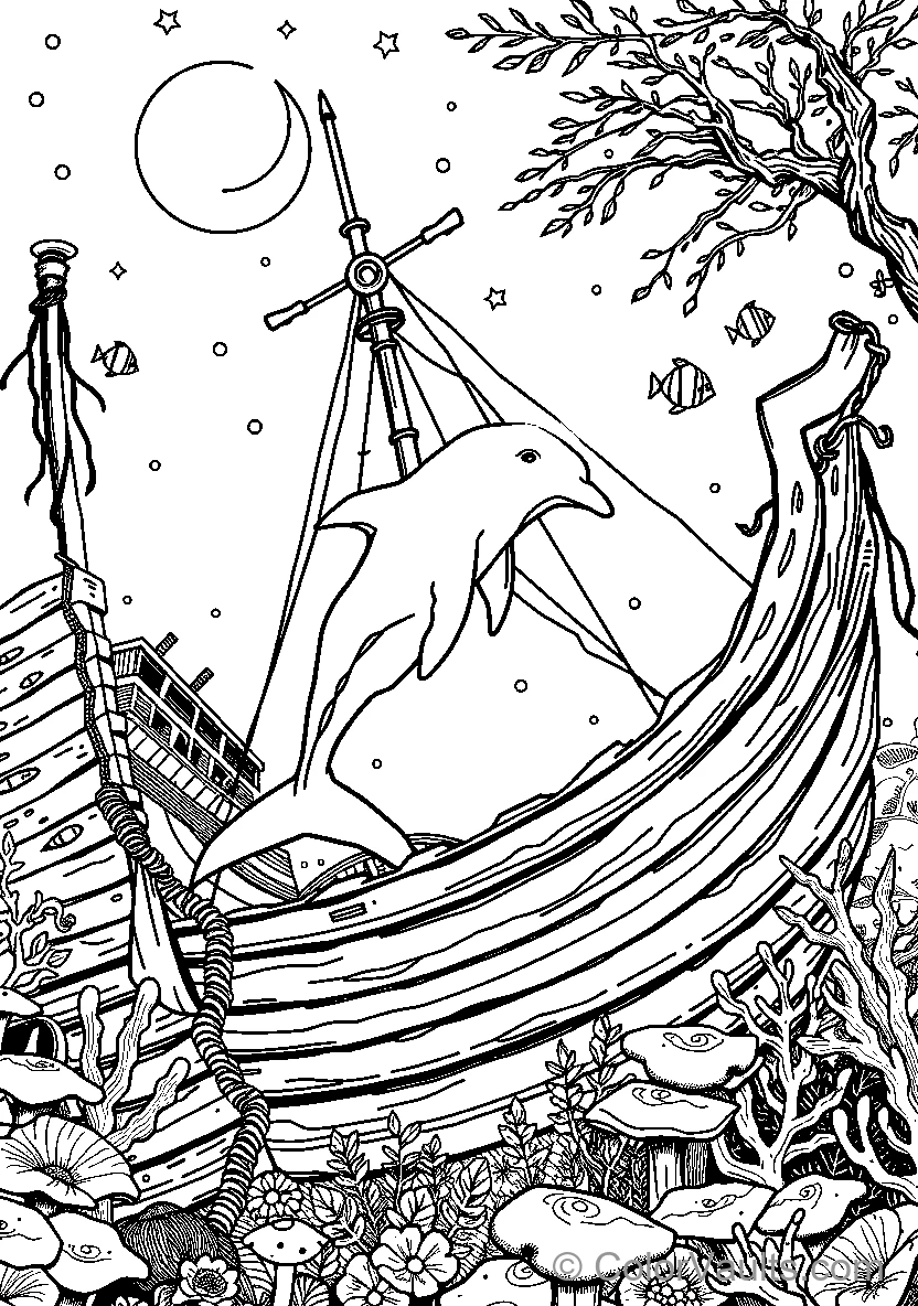 Dolphin On Boat Adventure