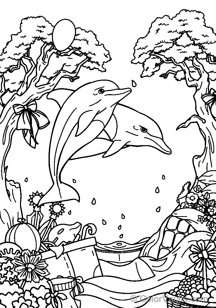 Dolphins And Sea Life