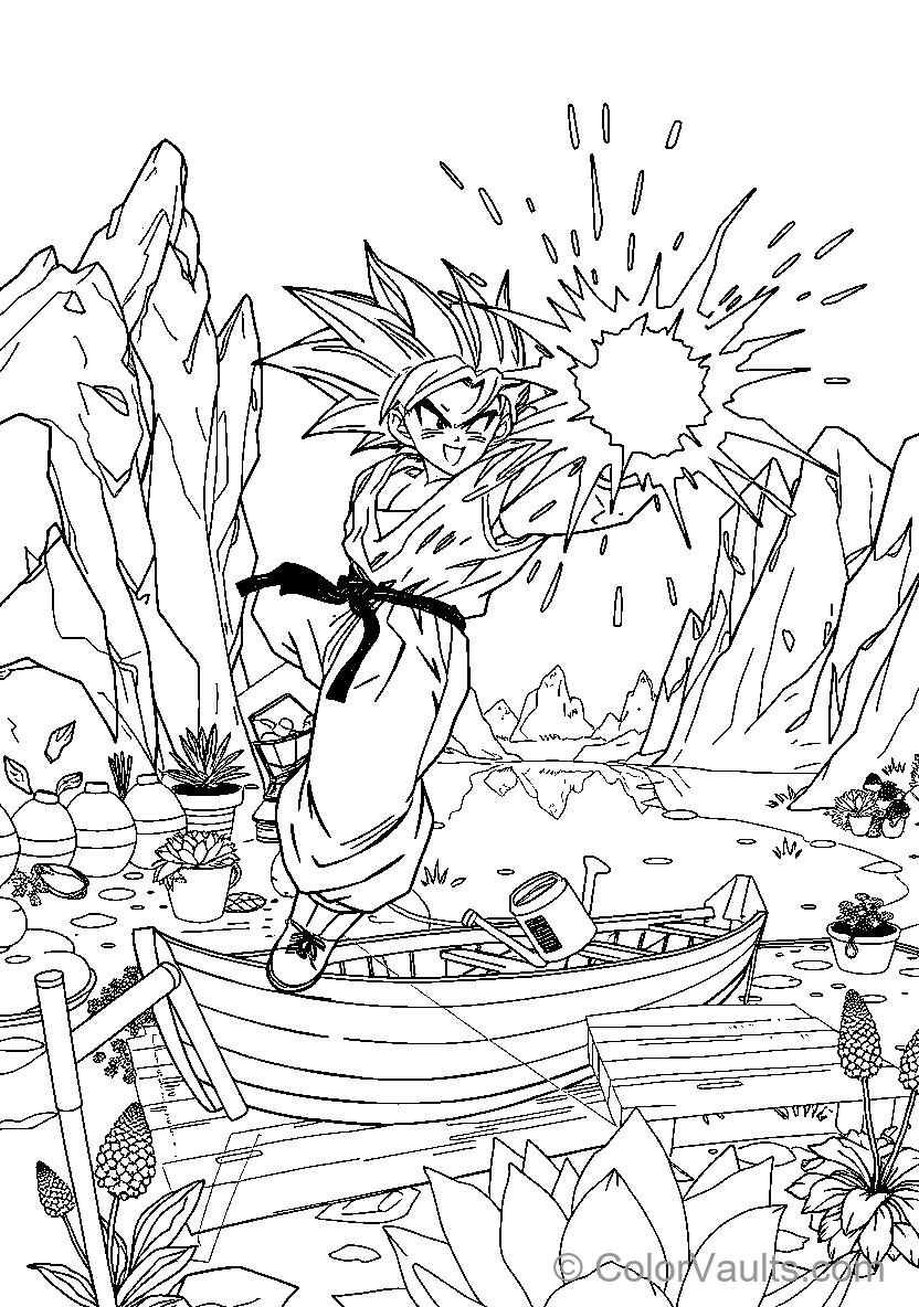 Character in Boat