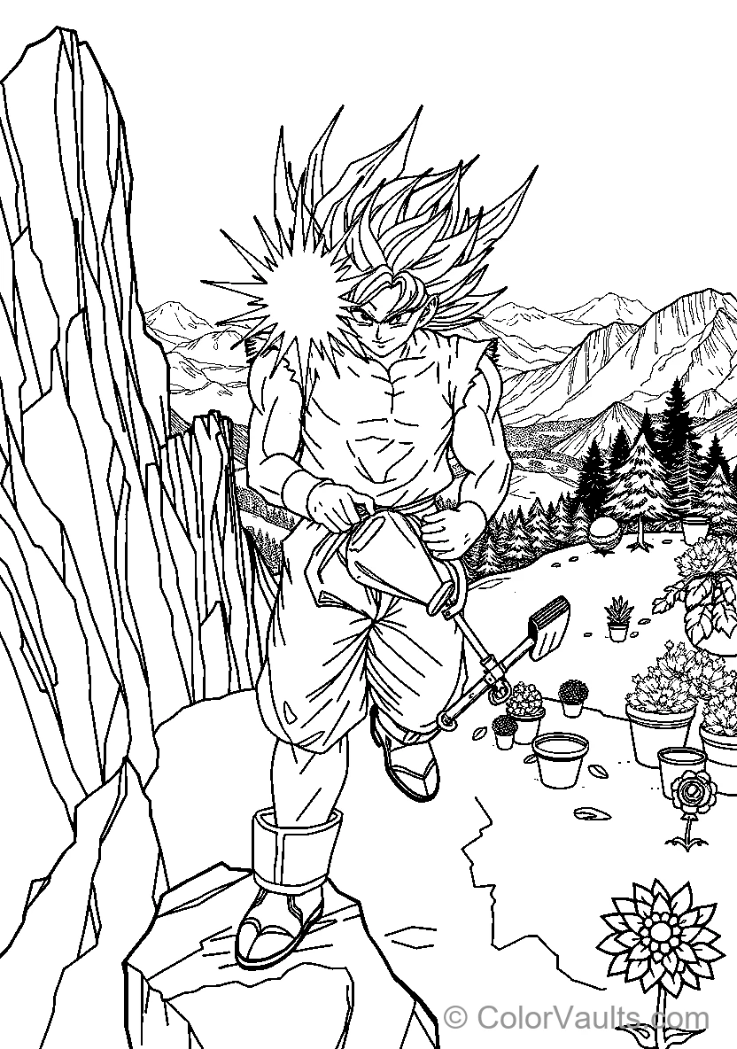 Character In Super Saiyan Form (Scene 2)