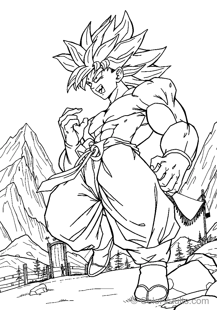 Dragon Ball Z Super Saiyan (Scene 5)