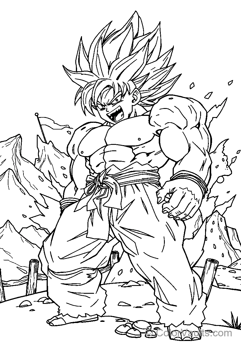 Dragon Ball Z Super Saiyan (Scene 11)