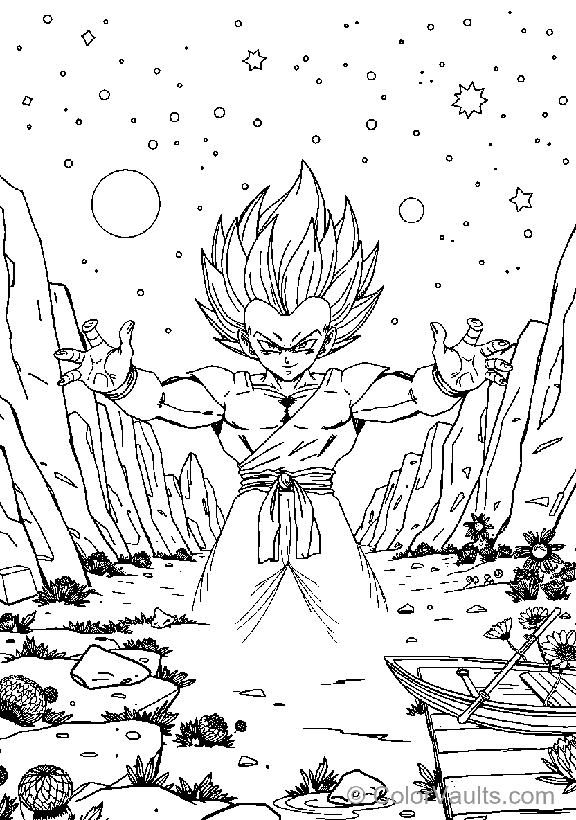 Dragon Ball Z Super Saiyan (Scene 12)