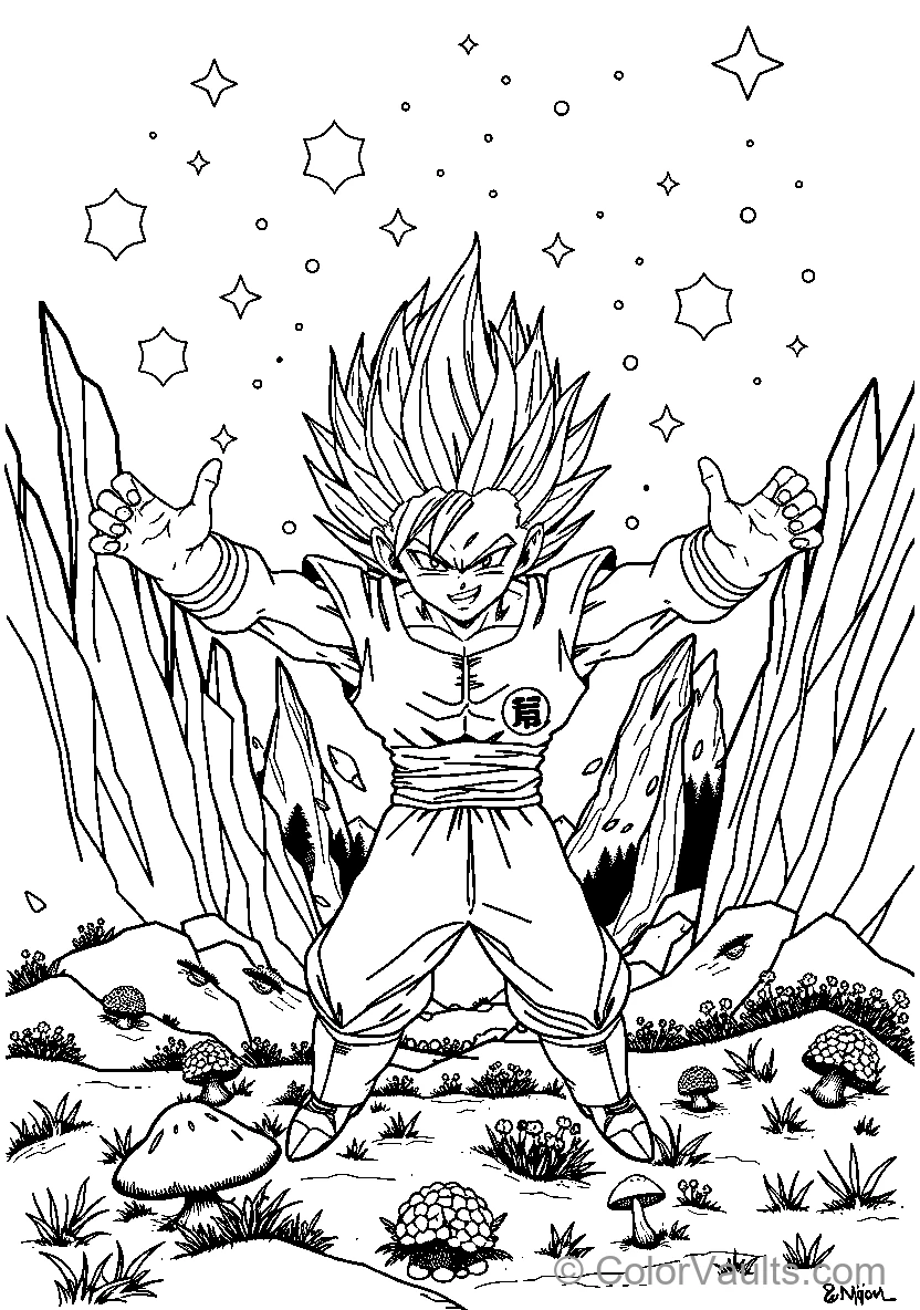 Dragon Ball Z Super Saiyan (Scene 14)