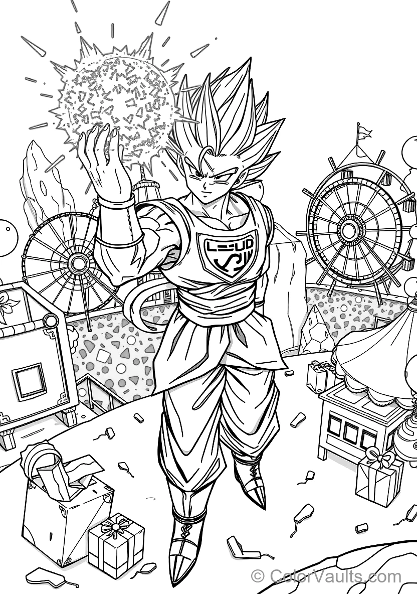 Gogeta in Super Saiyan Form mit Metamoran Vest (Scene 2)