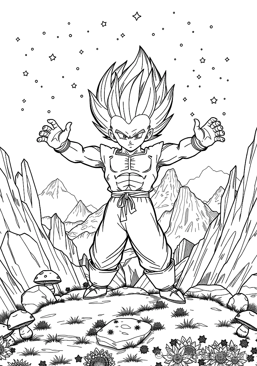 Vegeta in Super Saiyan Form