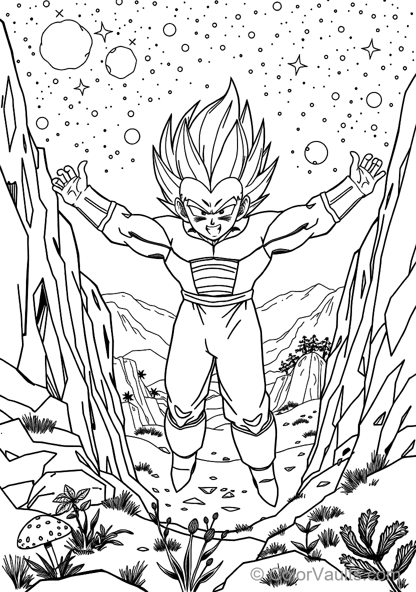 Vegeta in Super Saiyan Form (Scene 3)