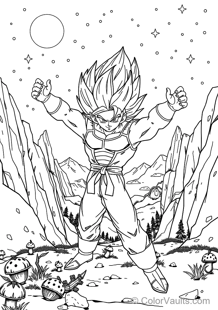 Vegeta in Super Saiyan Form (Scene 5)