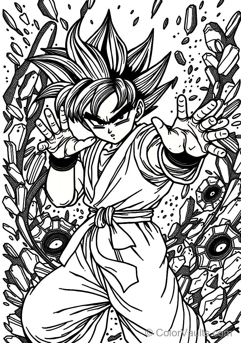 Anime Son Gohan from Dragon Ball Z