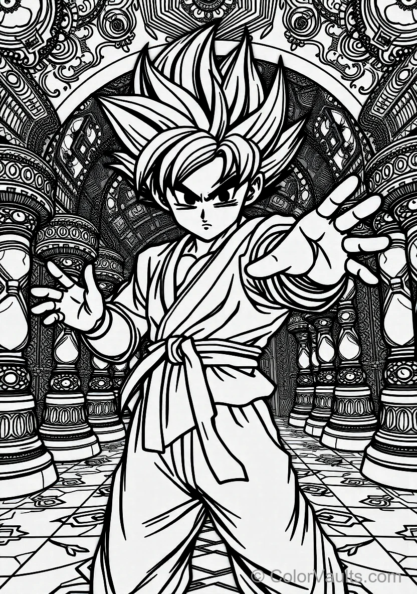 Anime Son Gohan from Dragon Ball Z (Scene 2)