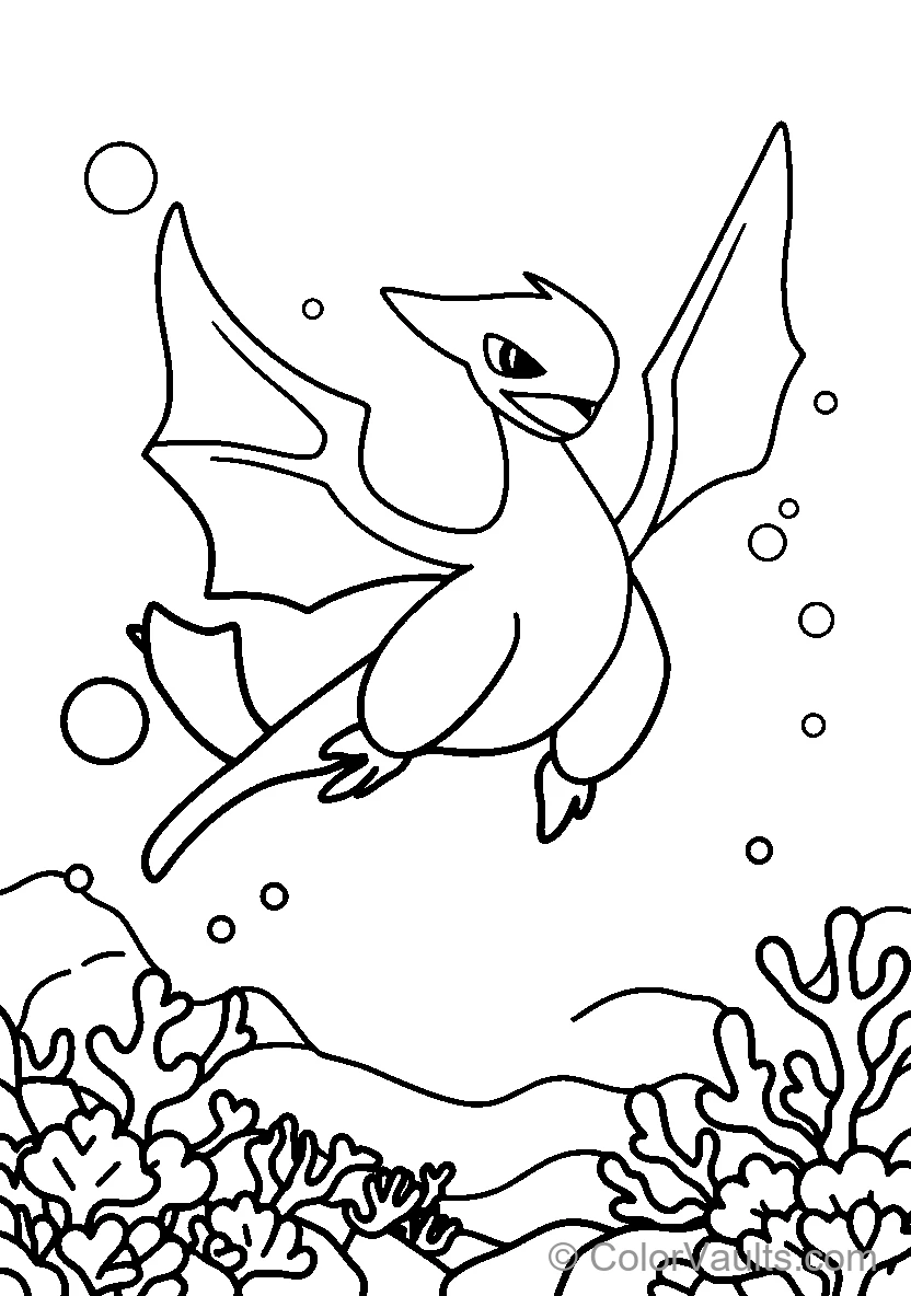 Dragons coloring page 2