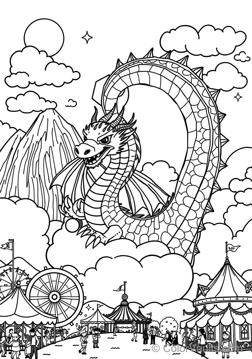 How to Draw a Friendly Fire Dragon