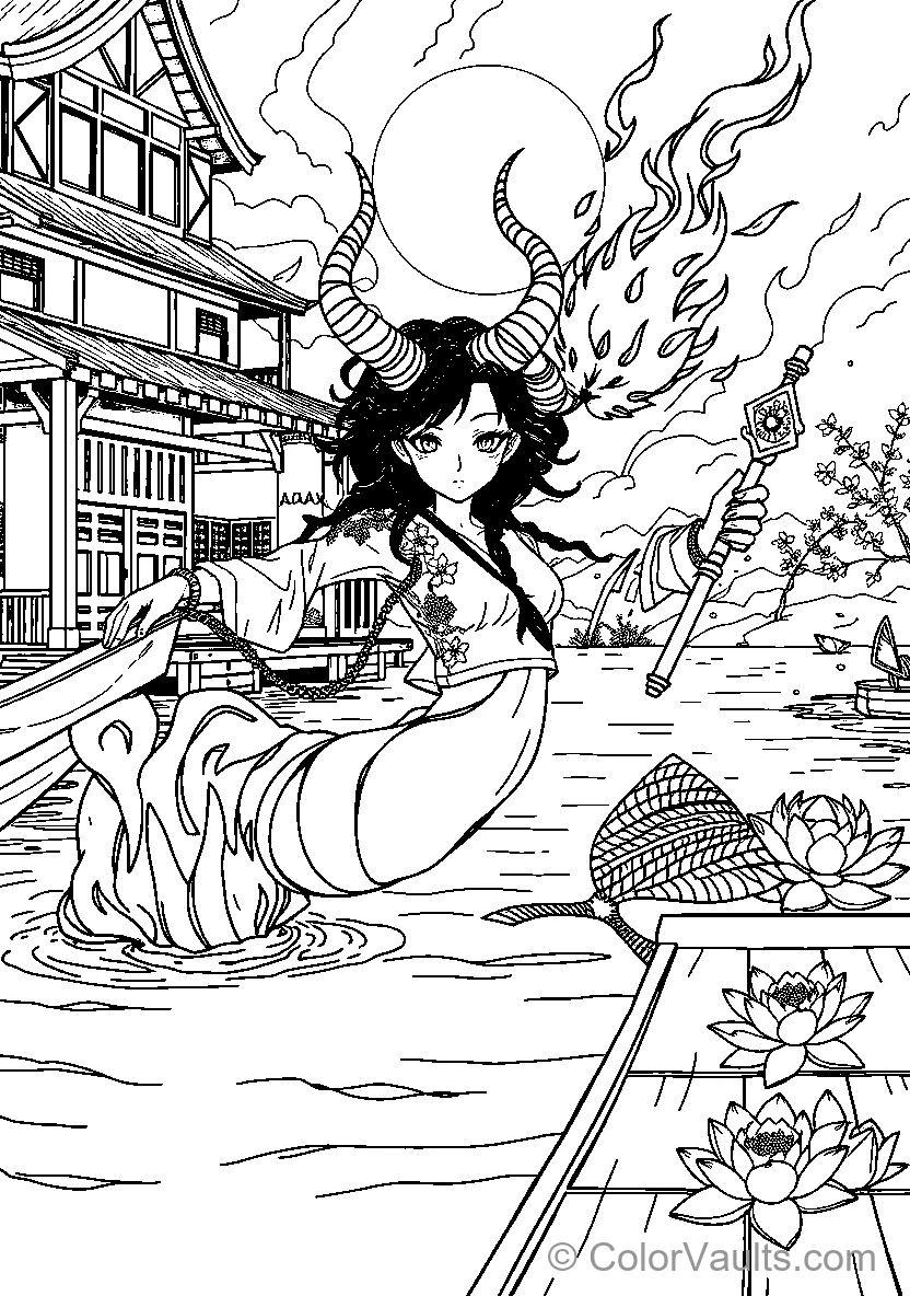 Ostern & Spring Bloom coloring page 2
