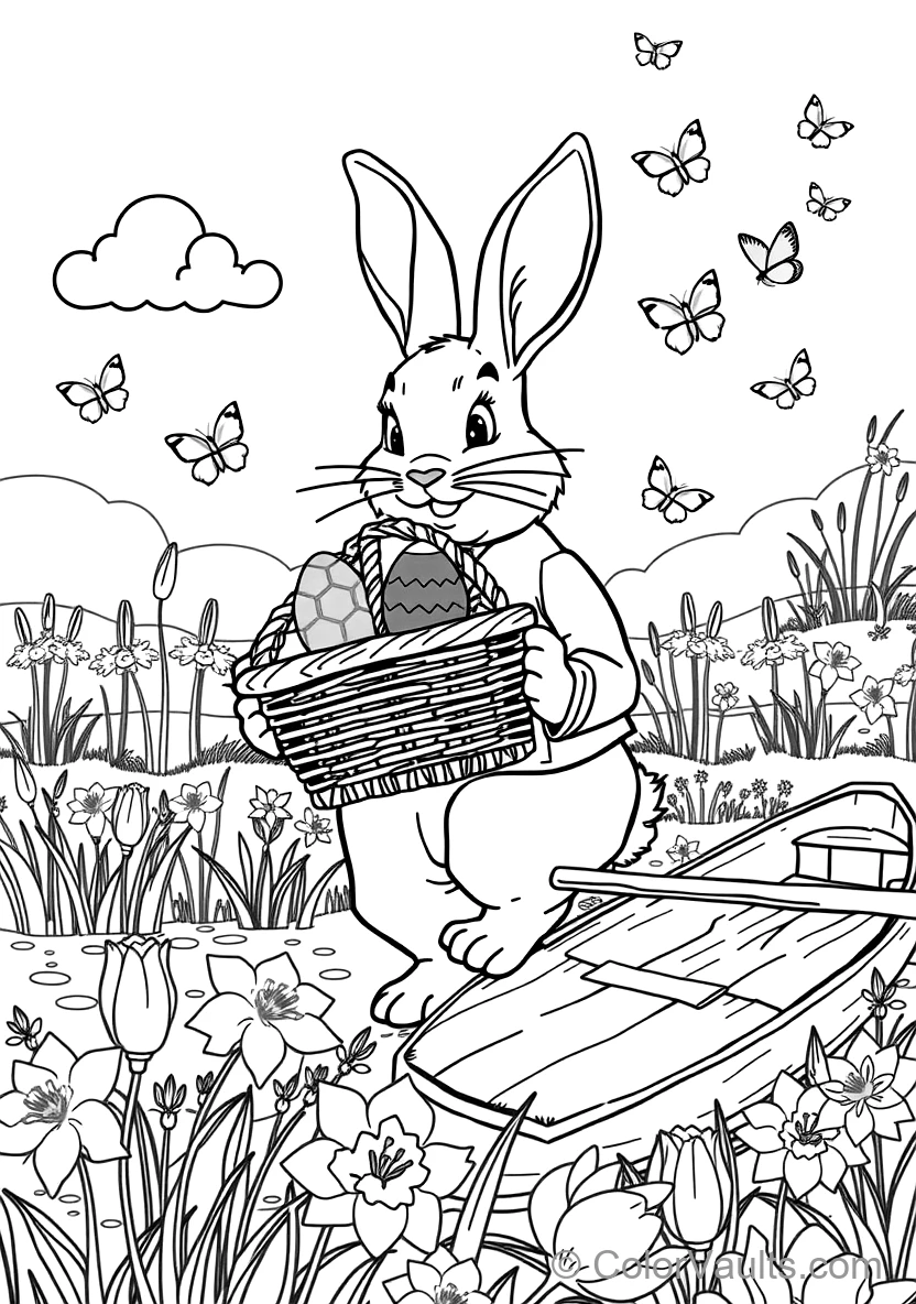 Ostern & Spring Bloom coloring page 3