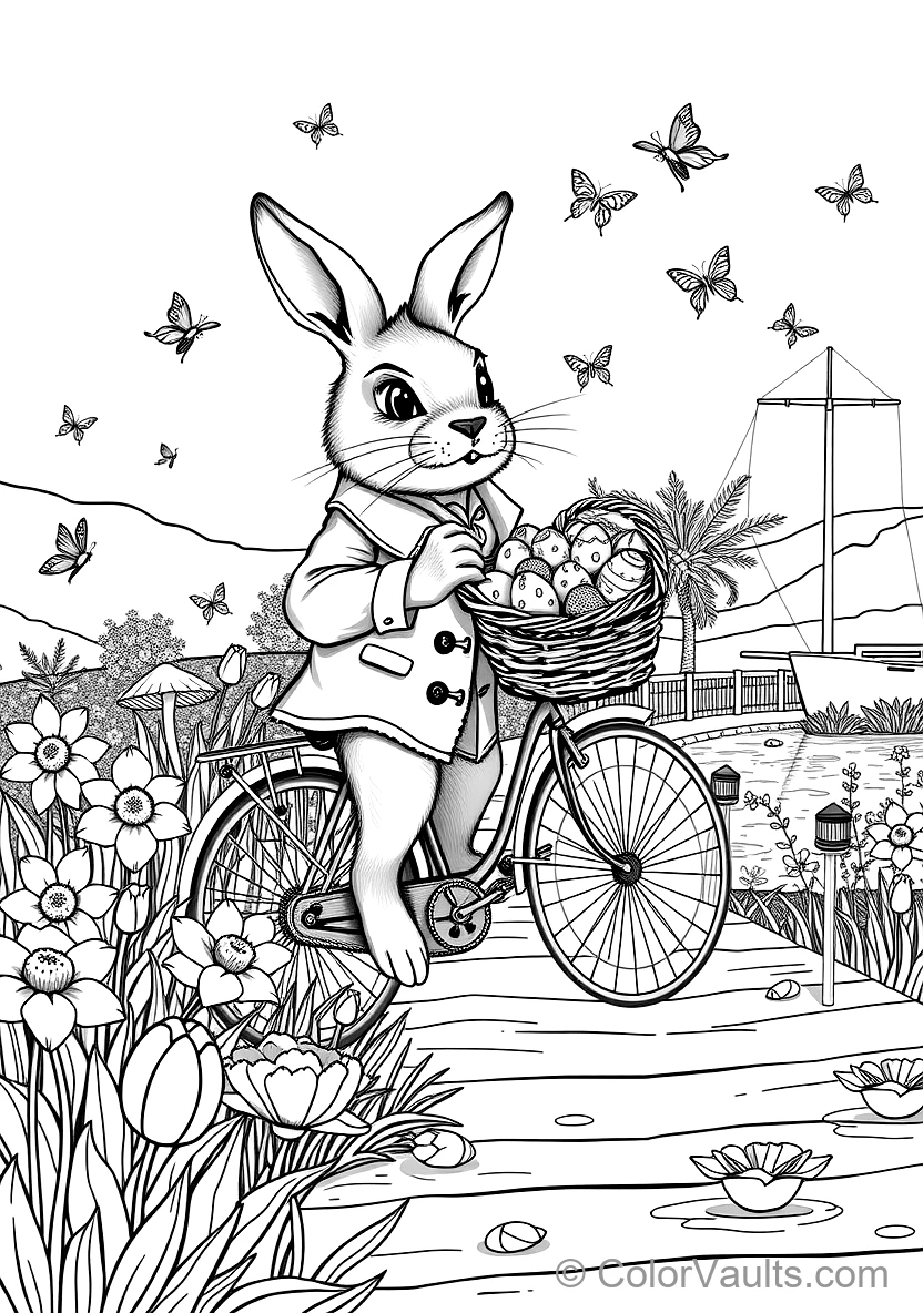 Bunny und Chick Best Friends Celebrating Spring