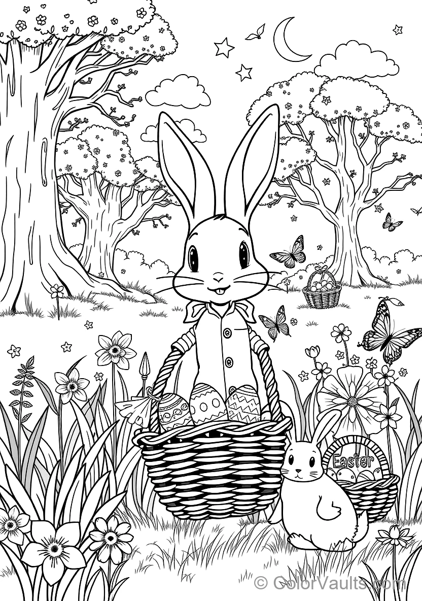 Ostern Bunny mit Backpack Full of Surprise Treats (3)