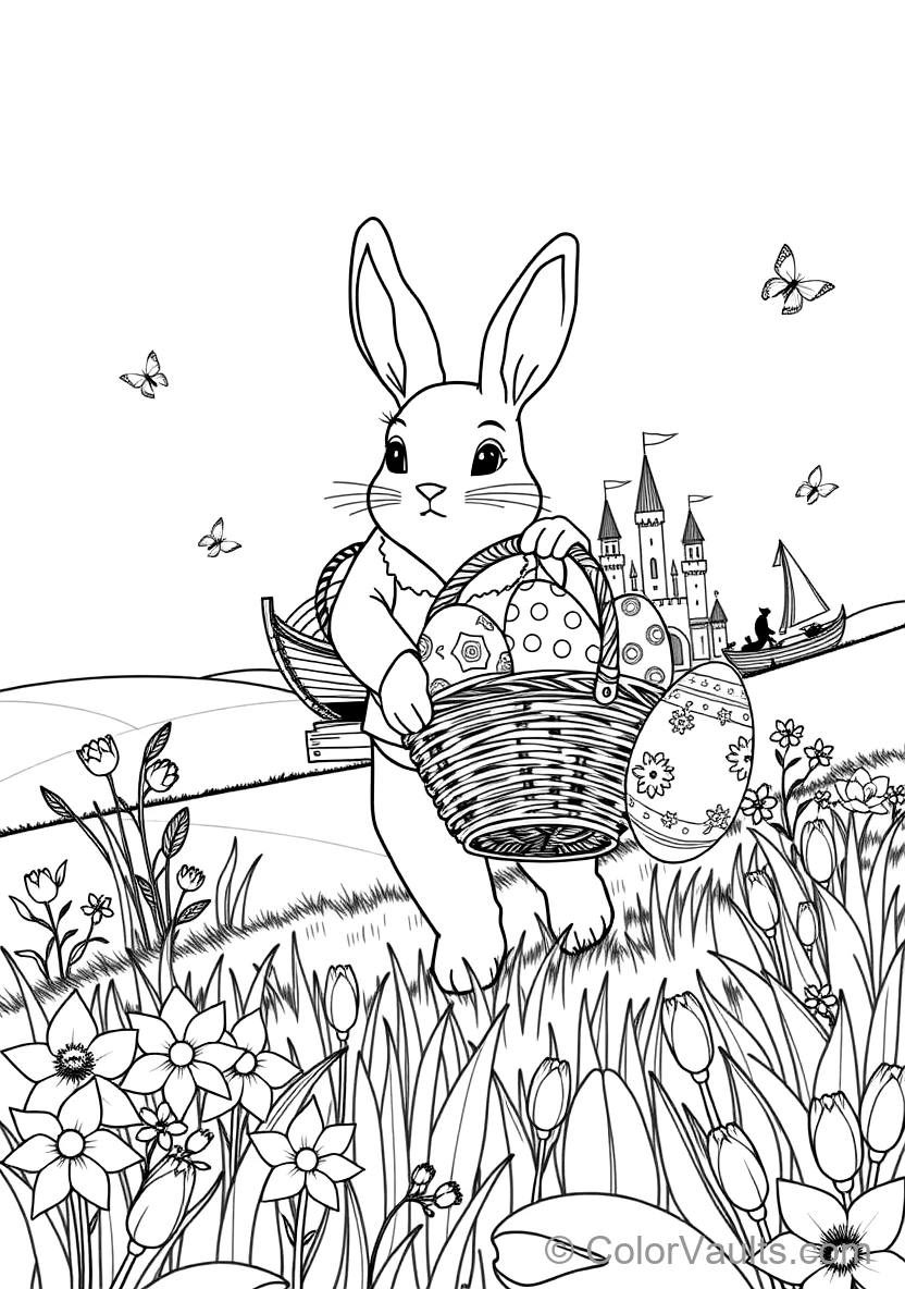 Bunny et Chick Best Friends Celebrating Spring (3)