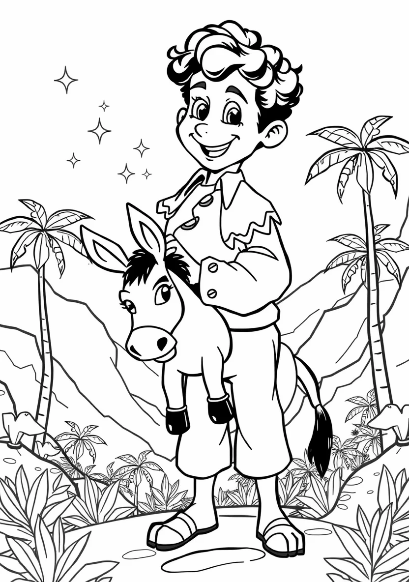Camilo Madrigal with His Curly