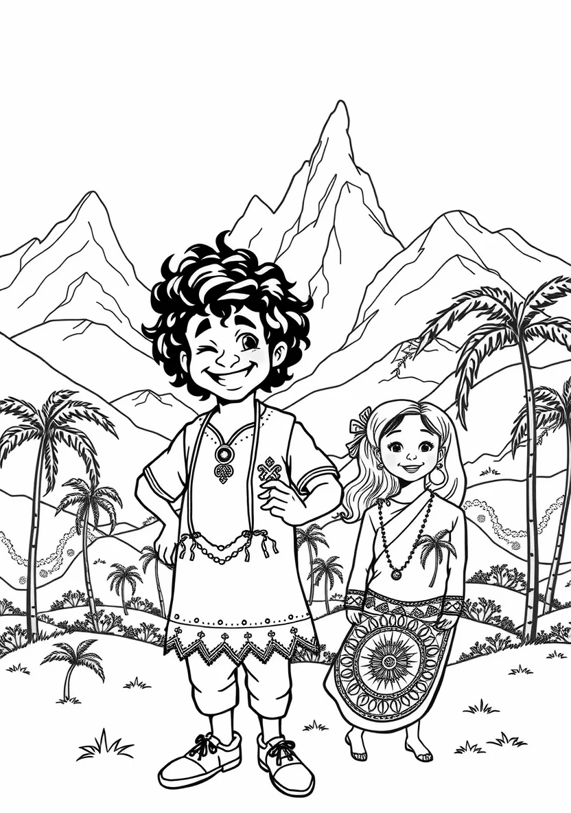 Camilo Madrigal with His Curly