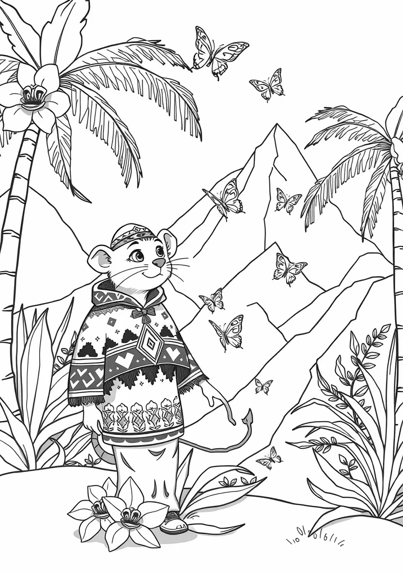 Encanto coloring page 1