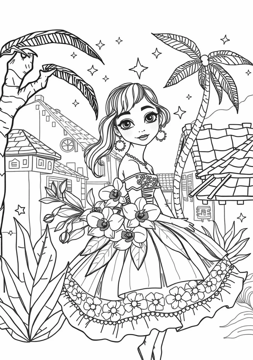 Isabela Madrigal Wearing a Laye