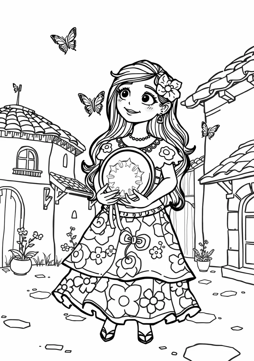 Isabela Madrigal Wearing a Laye