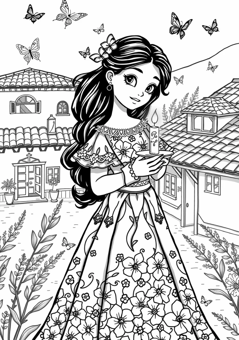 Isabela Madrigal Wearing a Laye