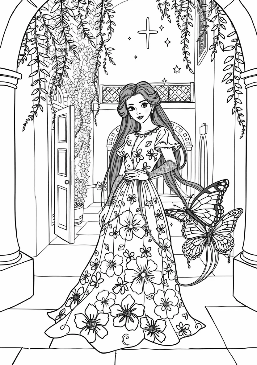 Isabela Madrigal Wearing a Laye