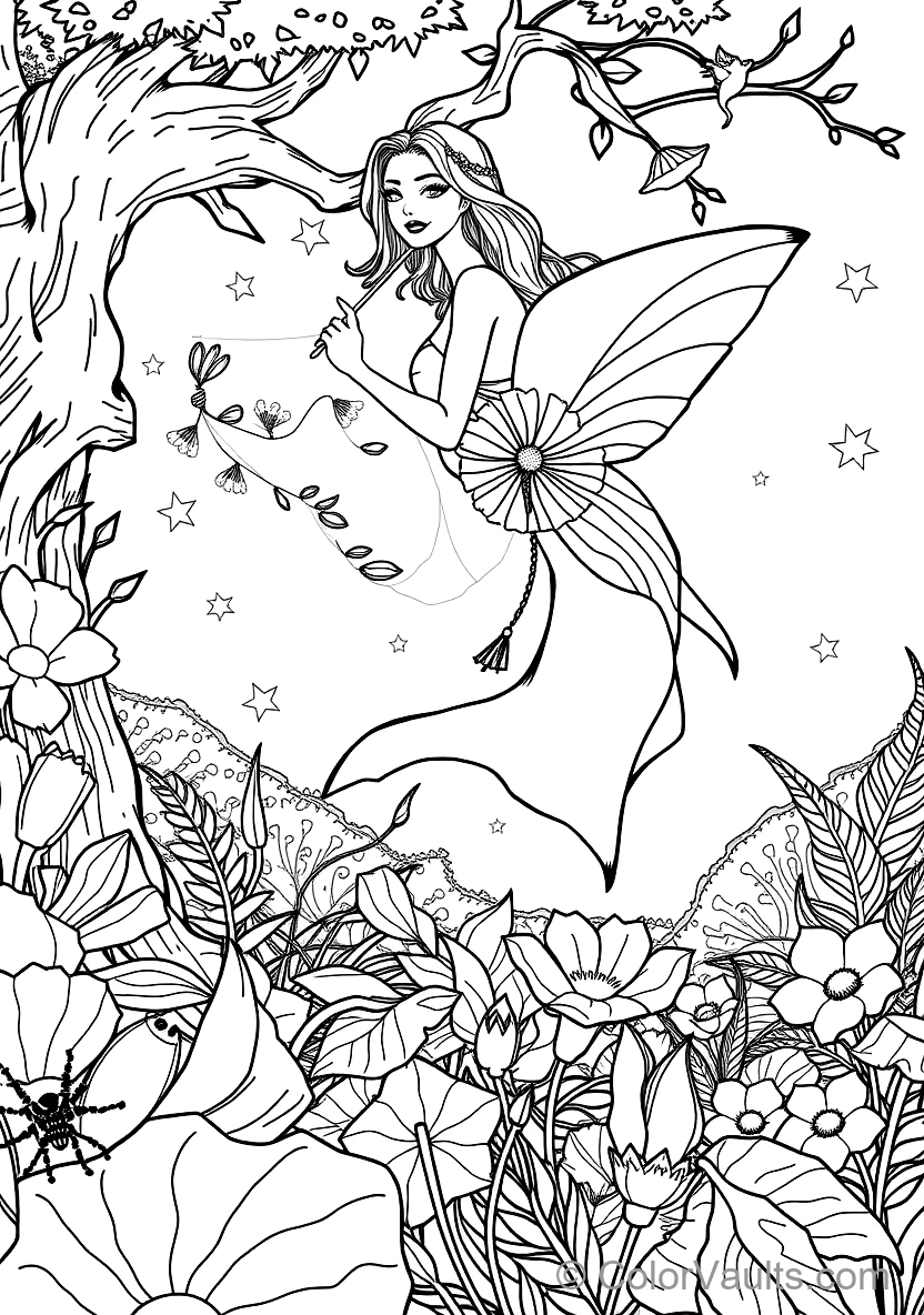 Garden Fairy Sprinkling Magical Flower Dust