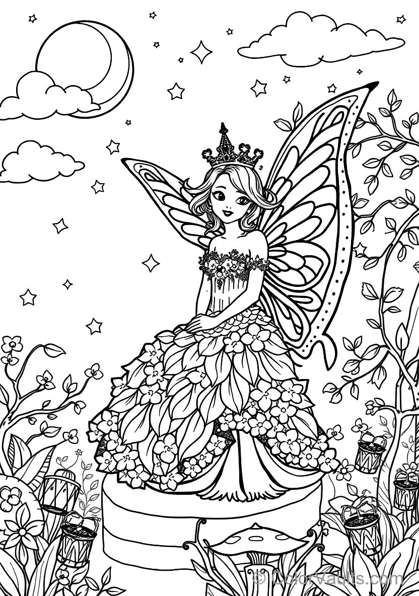 Fairy Tea Party with Ladybugs and Bumblebees