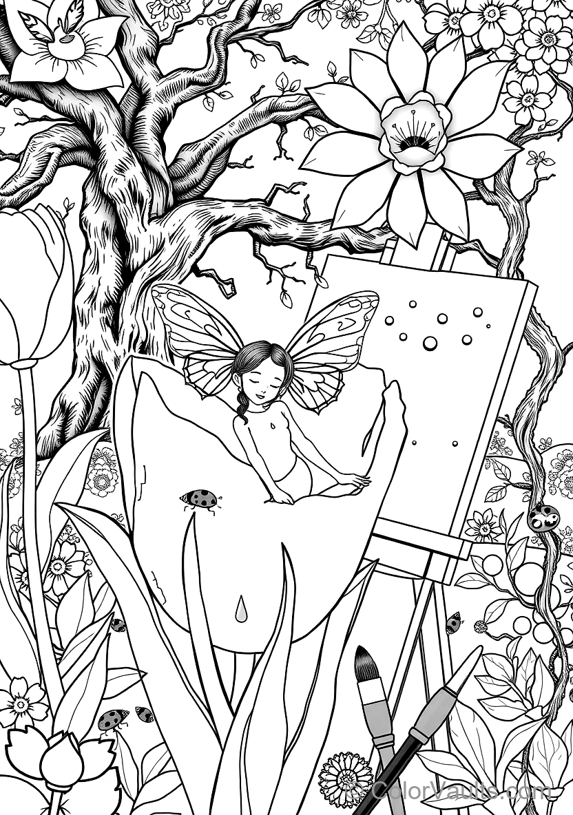 Sweet Pixie Resting on a Spotted Mushroom (2)