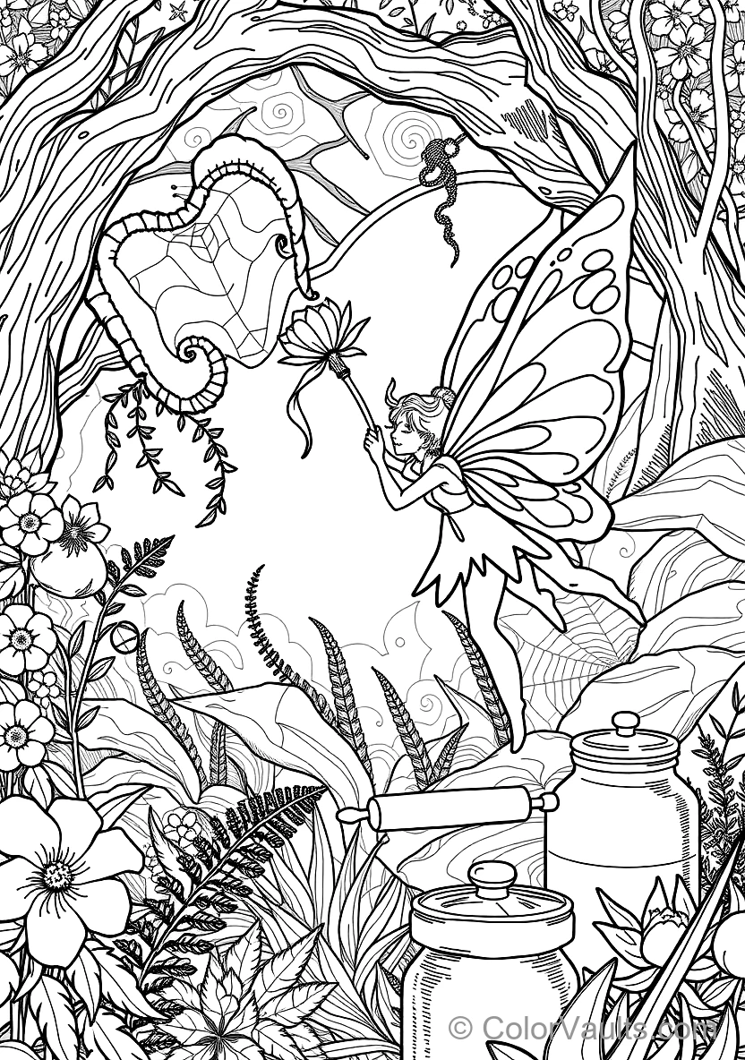 Water Lily Fairy Floating on a Peaceful Pond (2)