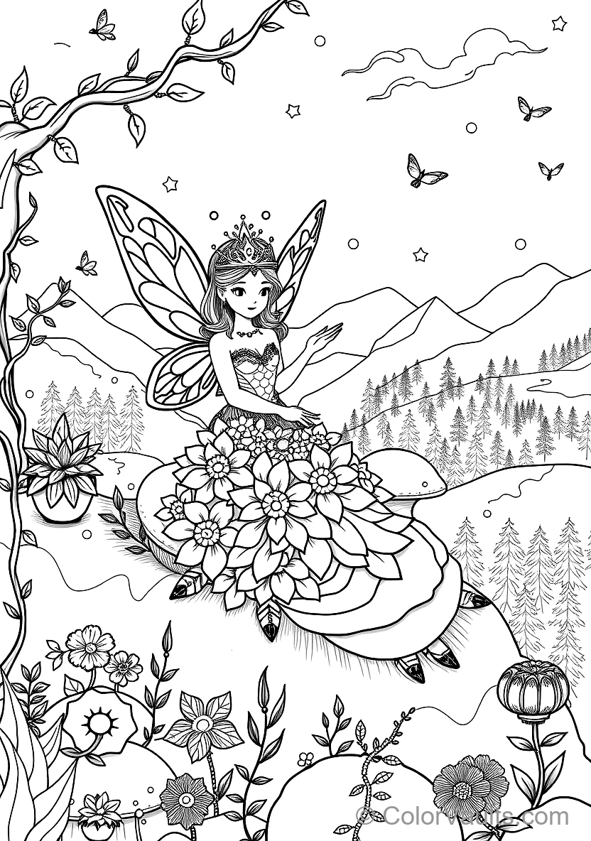 Winter Frost Fairy avec Crystalline Wings (2)