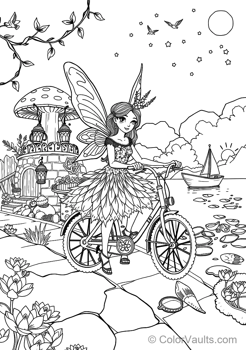 Sweet Pixie Resting on a Spotted Mushroom (3)