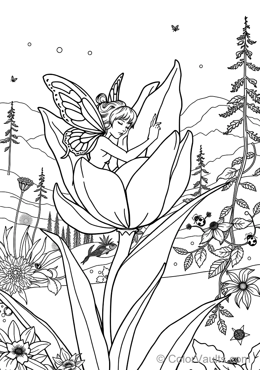 Moonlight Fairy Dancing Under Twinkling Stars (3)