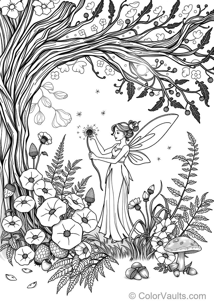 Autumn Leaf Fairy Gliding on a Breeze (3)