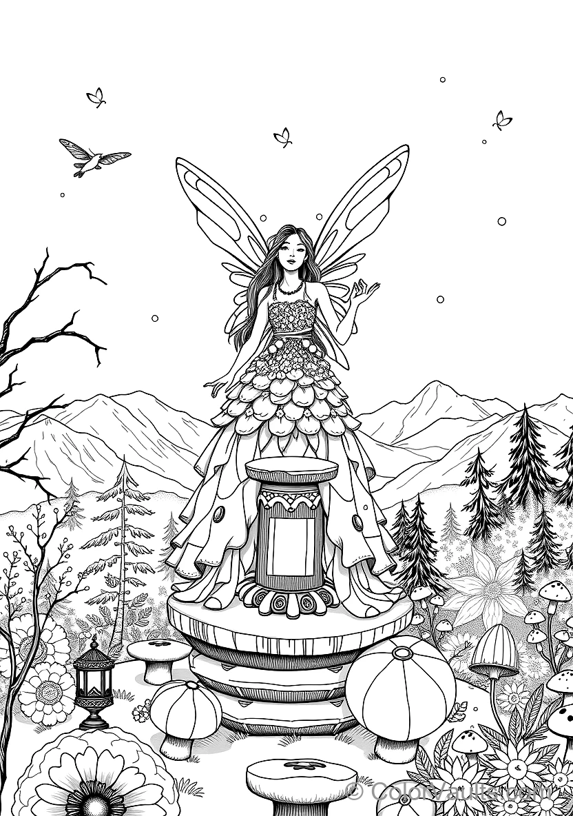 Fairy Princess Holding a Glowing Magic Wand (3)