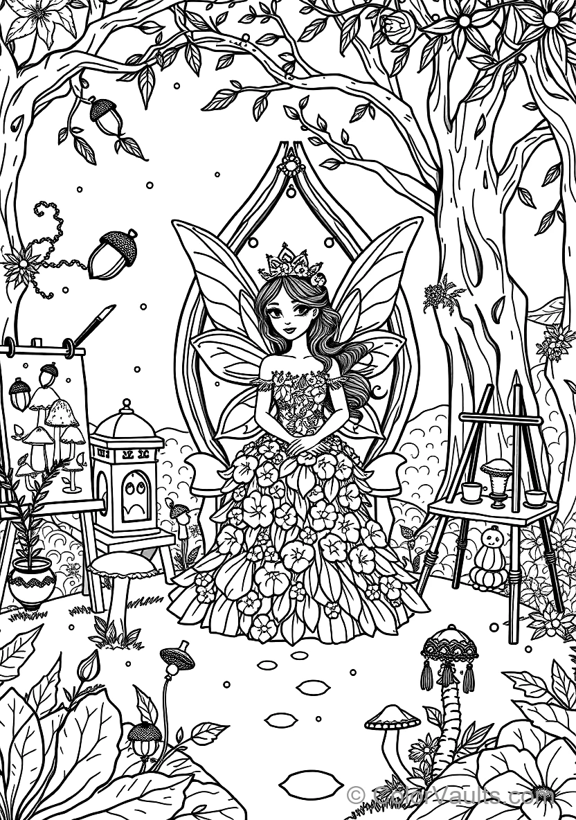 Moonlight Fairy Dancing Under Twinkling Stars (4)