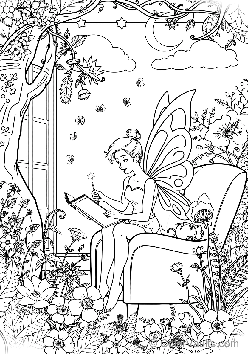 Spring Blossom Fairy with Woven Floral Crown (4)