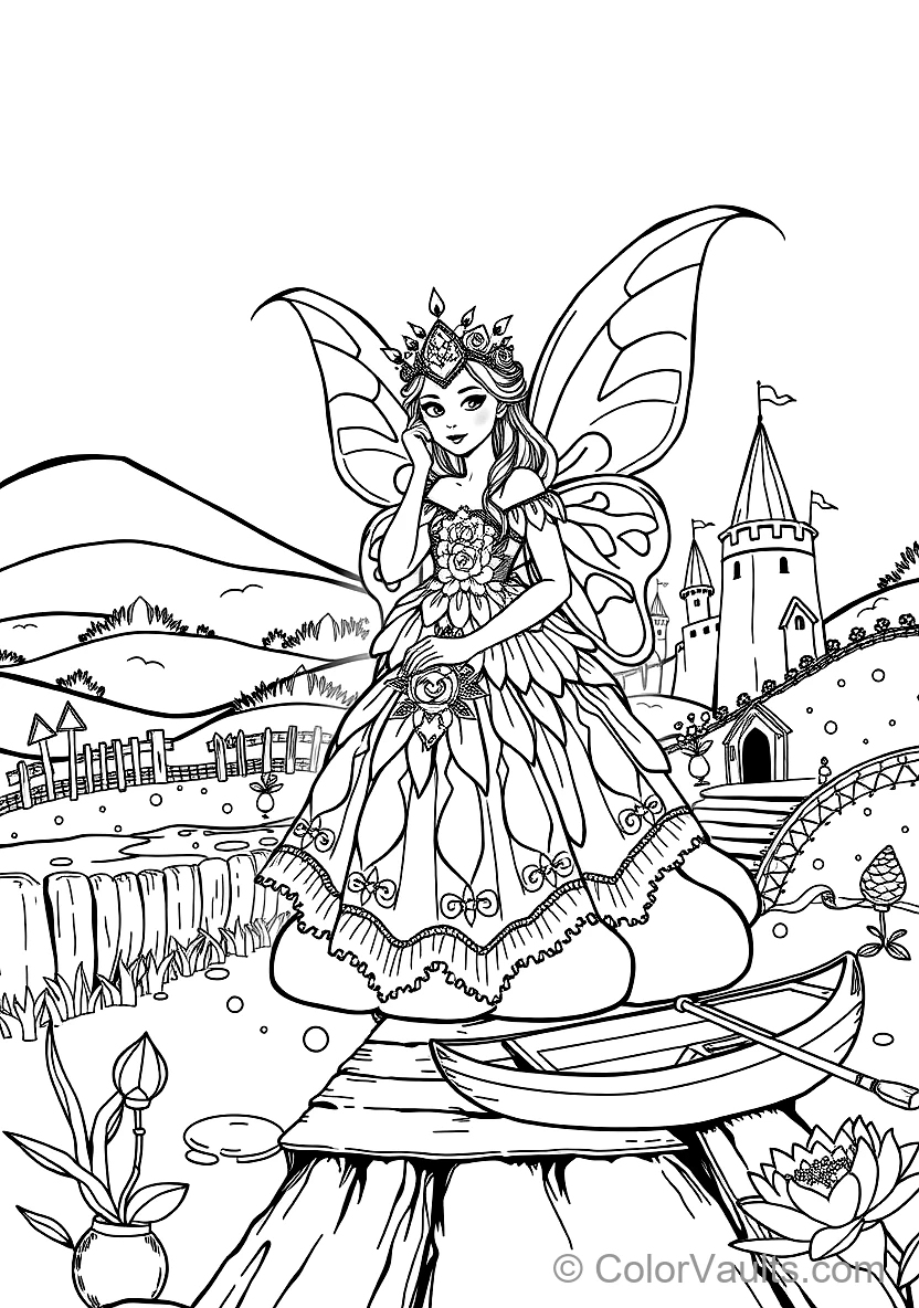 Spring Blossom Fairy with Woven Floral Crown (5)