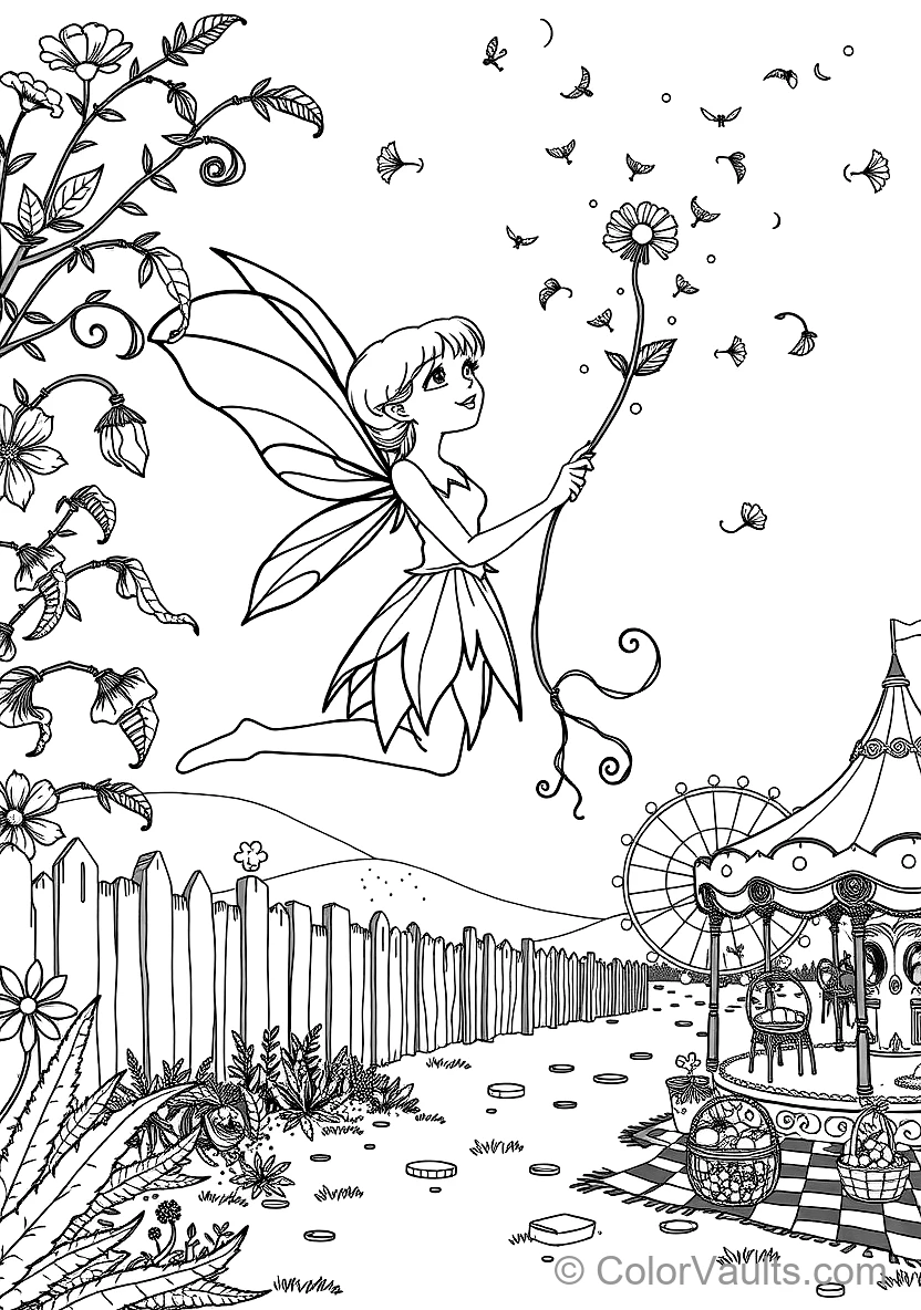 Autumn Leaf Fairy Gliding on a Breeze (5)