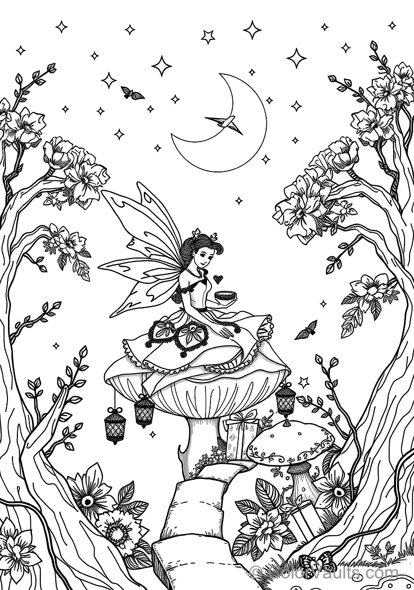 Fairy Princess Holding a Glowing Magic Wand (5)
