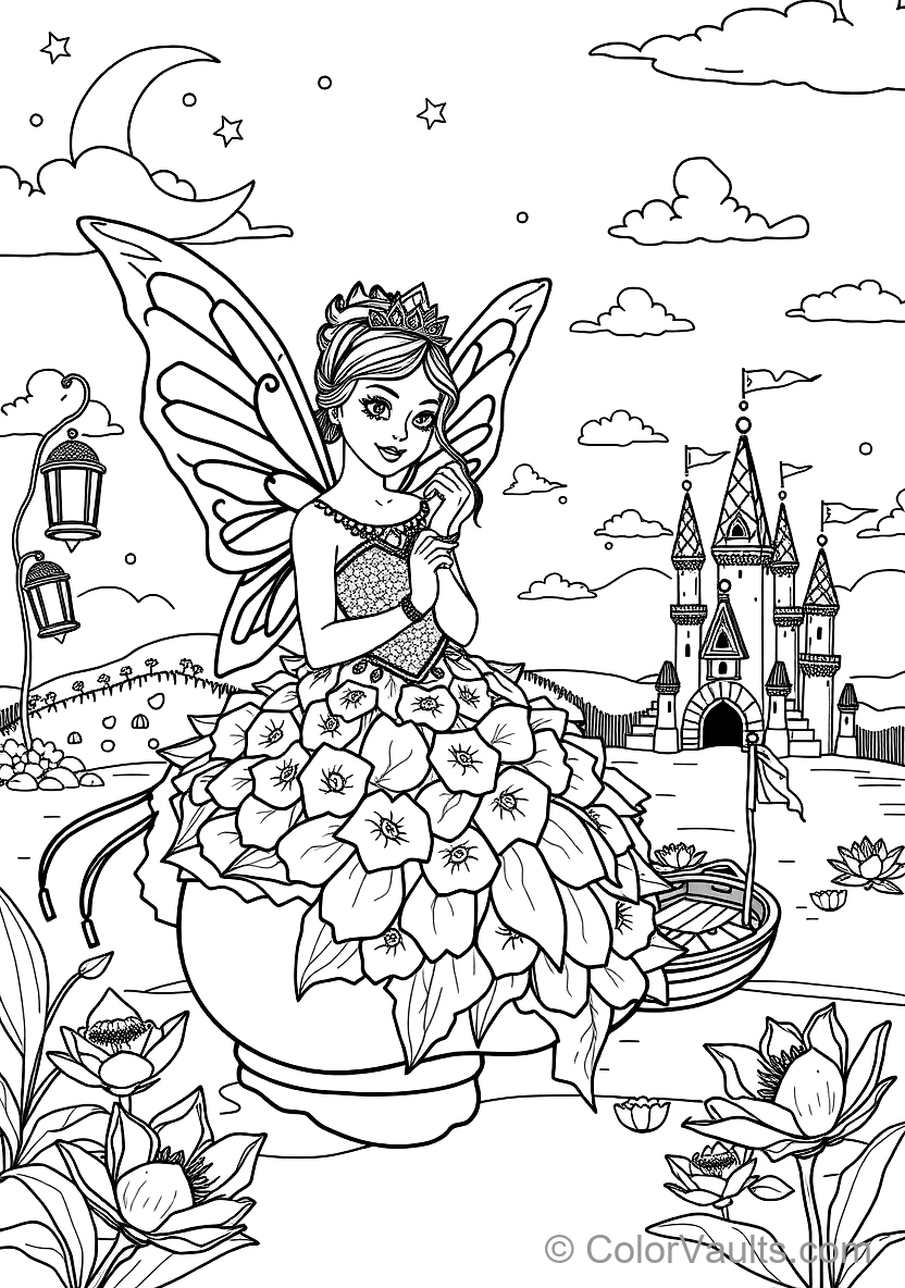 Sunbeam Fairy Playing in Meadow Flowers (5)