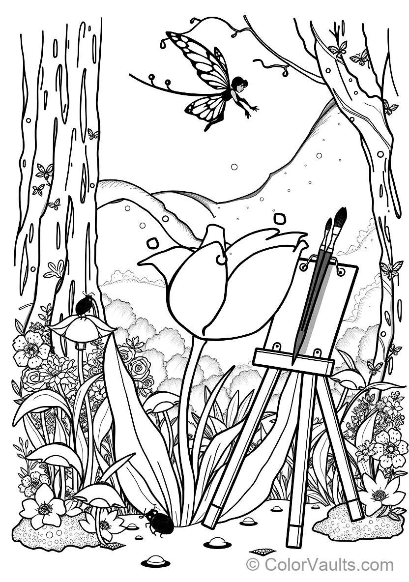 Spring Blossom Fairy with Woven Floral Crown (6)