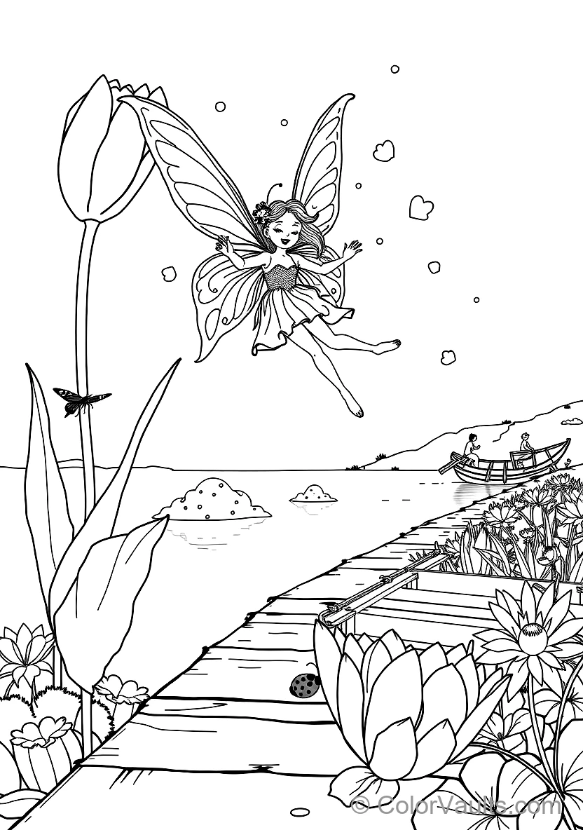 Autumn Leaf Fairy Gliding on a Breeze (6)
