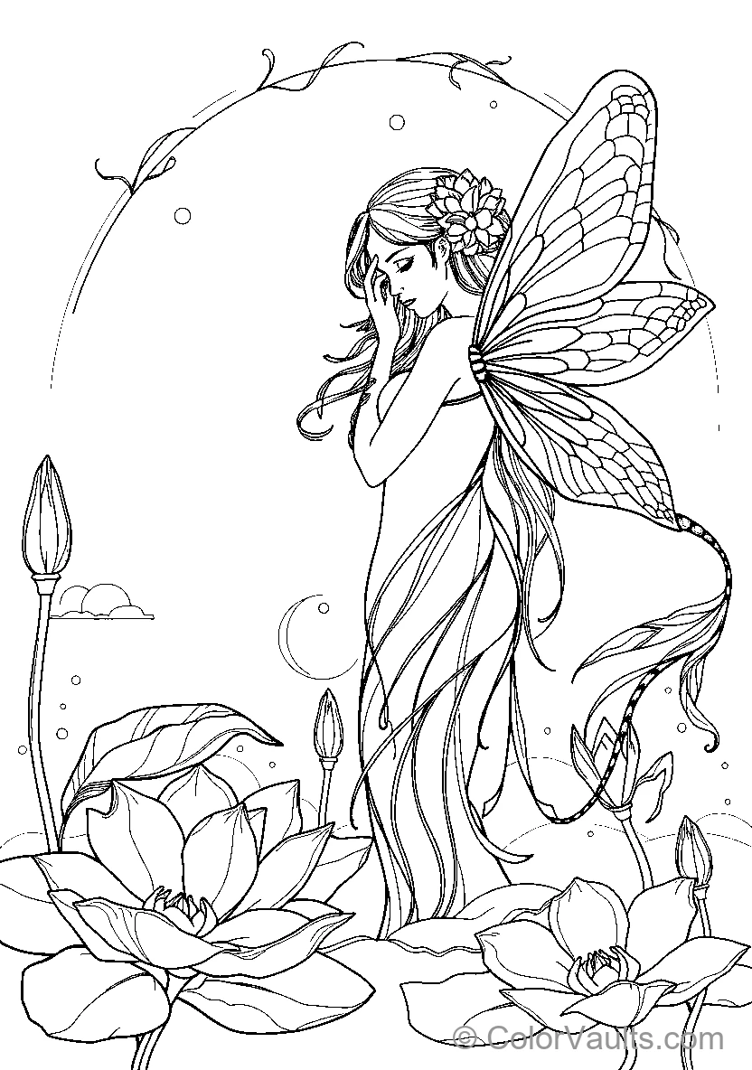 Fairy In Lotus Pond