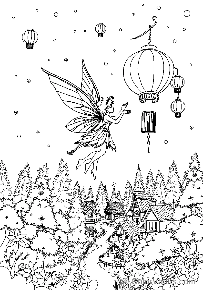 Fairy Lanterns in the Forest