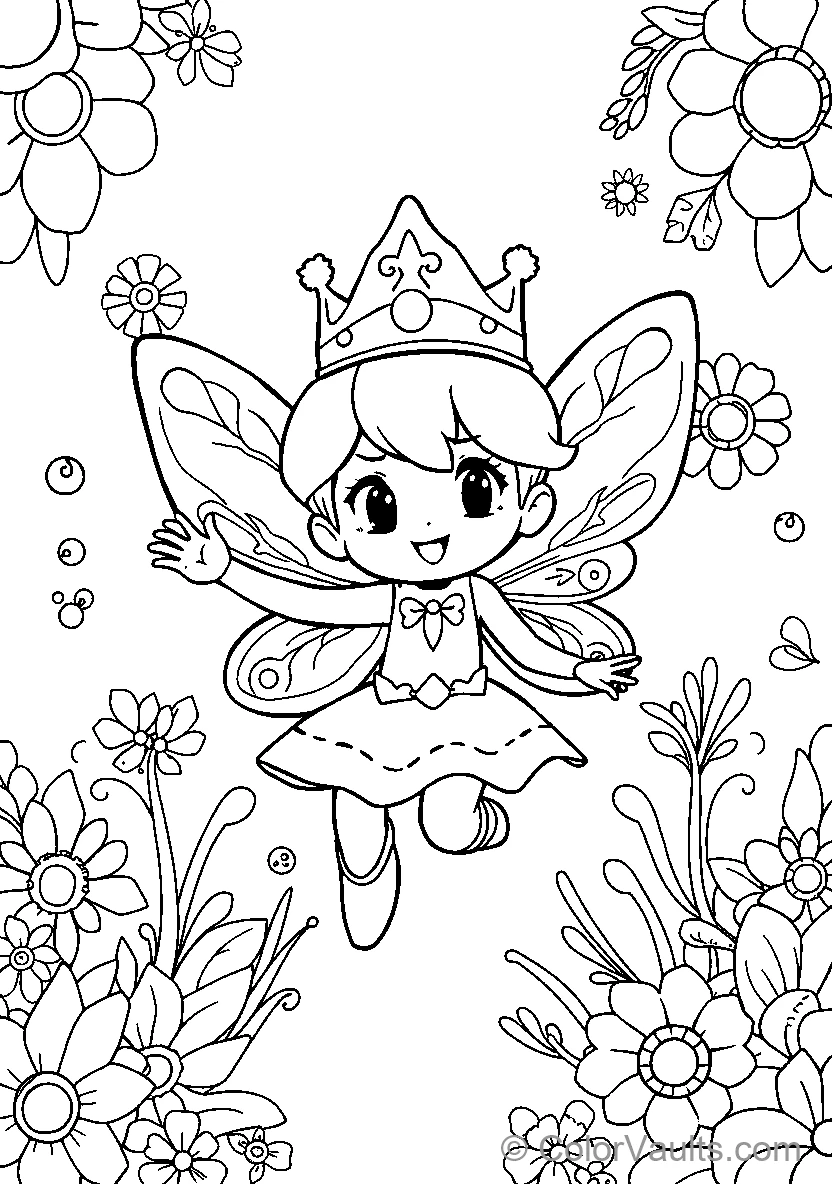 Fairy Princess in Flight